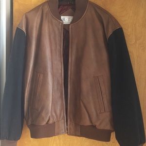 VINTAGE BROWN BOMBER JACKET❤️HP